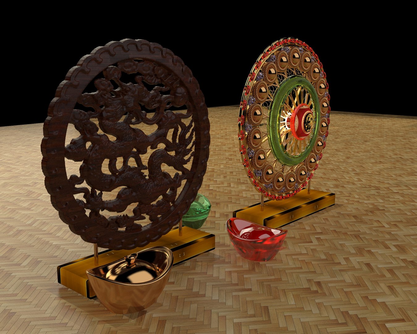 Chinese Carving 3D Model - TurboSquid 2212656