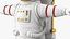 Astronaut Toy Character White T-pose