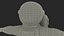 Astronaut Toy Character White T-pose