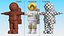 Astronaut Toy Character White T-pose