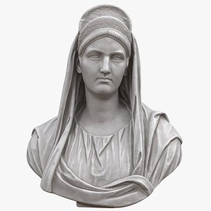 3D salonia matidia bust model