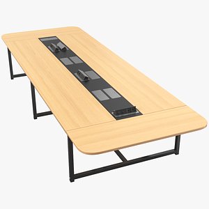 3D model Detailed Conference Table