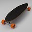 3d longboard set model