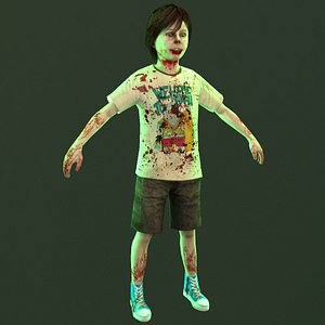 boy zombie 3D model