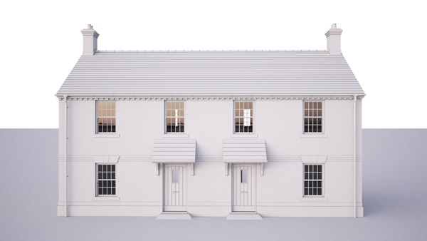 British House Trap Road Plot1-2 3D