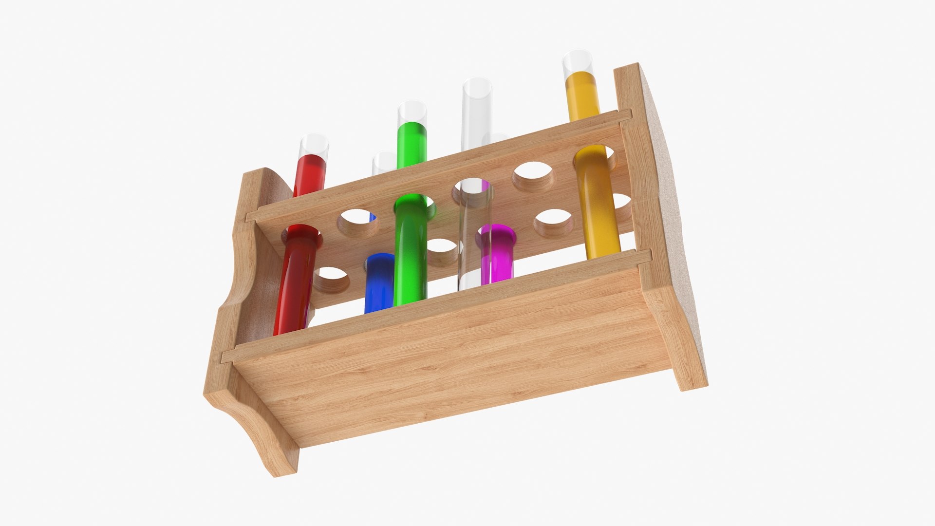 3D Test Tube Rack Model - TurboSquid 1542478