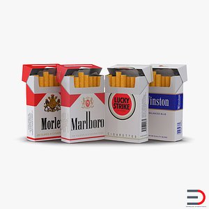 Opened Cigarettes Packs Collection