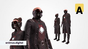 Sci-fi suit AC-1 modular pack