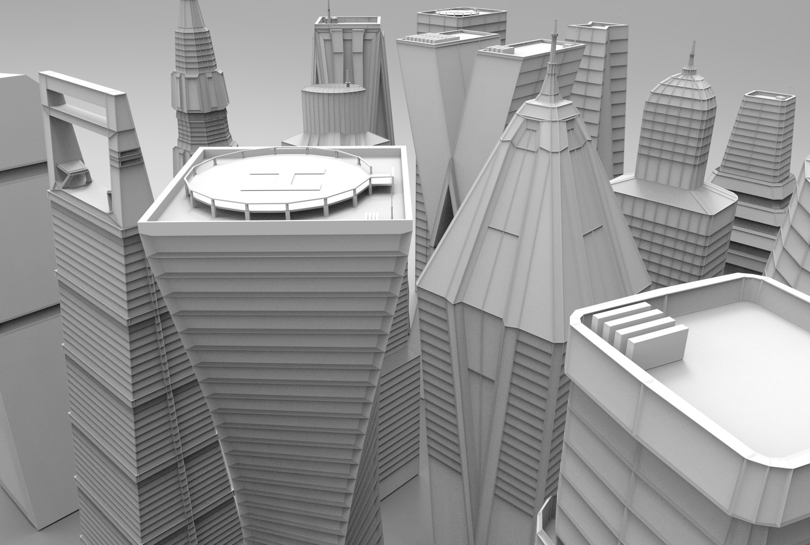 3D Building Kit - TurboSquid 1812257