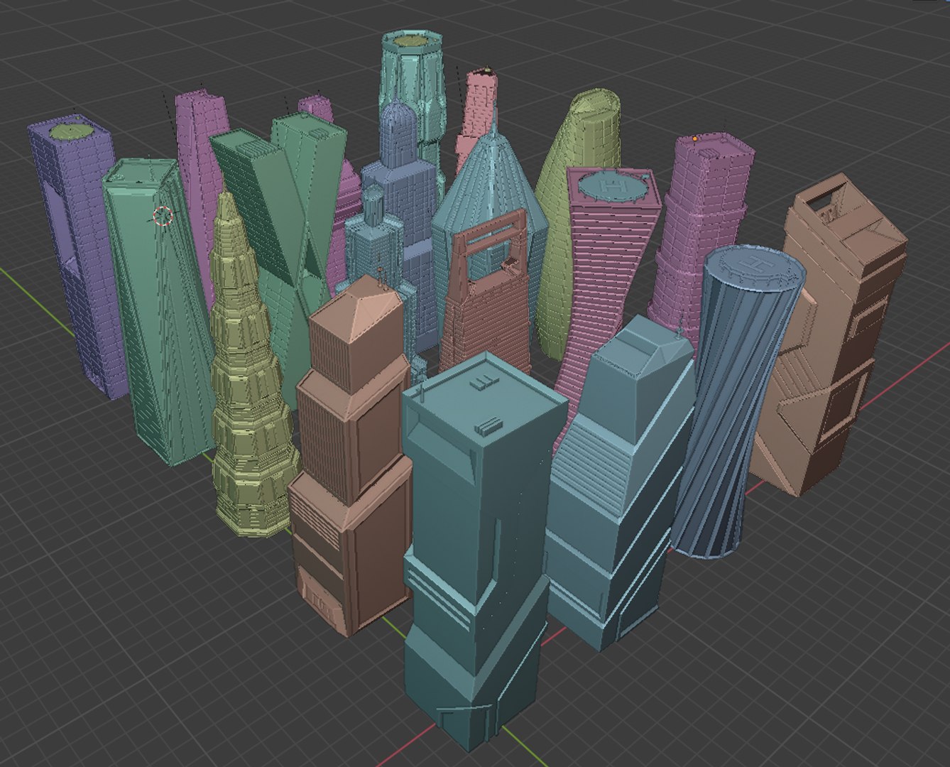 3D Building Kit - TurboSquid 1812257