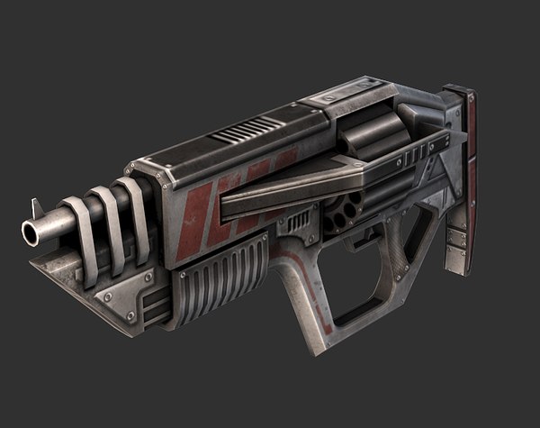 futuristic shotgun model