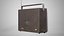 Vintage Portable Radio - Retro Radio Player 3D model