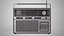 Vintage Portable Radio - Retro Radio Player 3D model