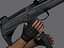 Uzi 9mm Submachine Gun + Arms + Texure