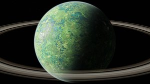 3D 8K Fictional Jungle Planet 4 model