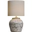 Lampe de table rustique Country Table de chevet chevet européen Provence modèle 3D