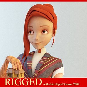 Cartoon girl