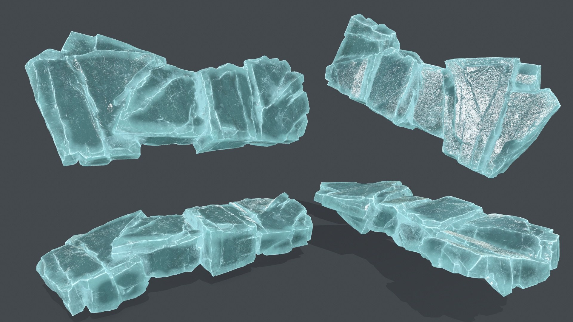 Ice Rocks 3D Model - TurboSquid 2117126