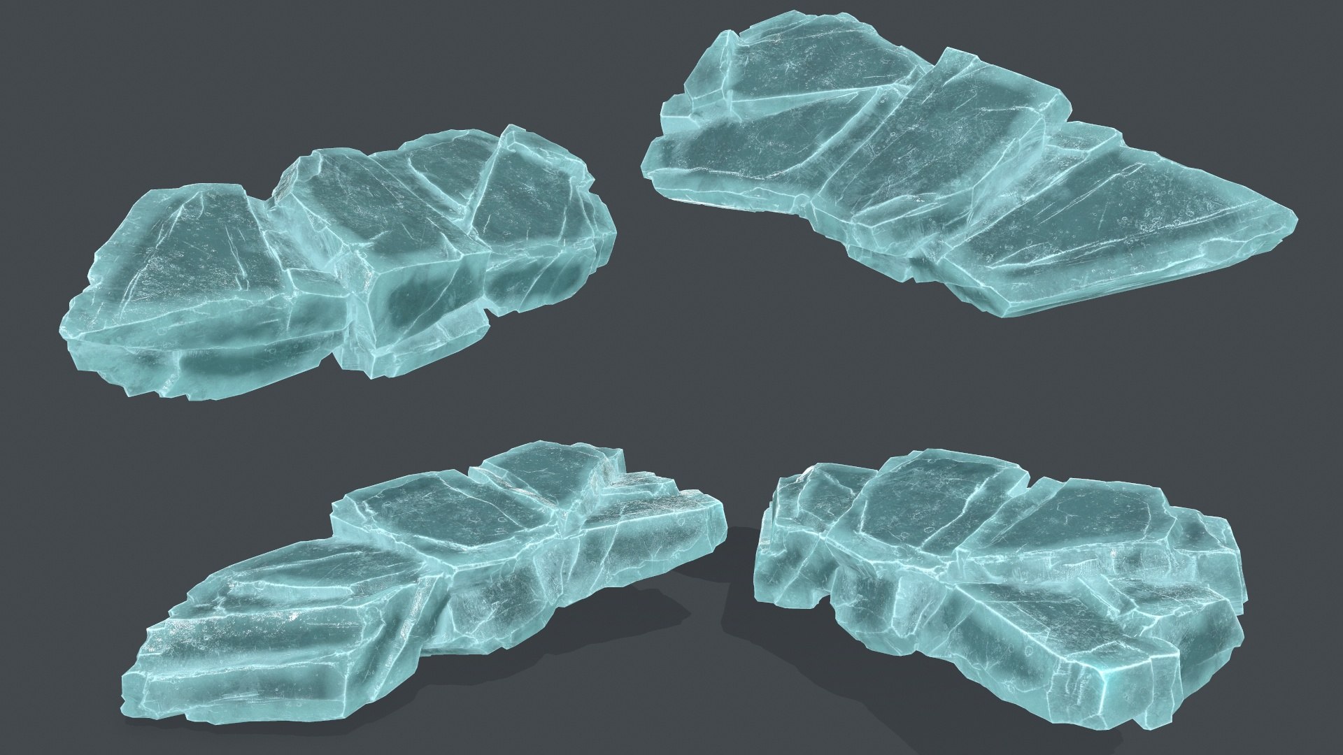 Ice Rocks 3D Model - TurboSquid 2117126