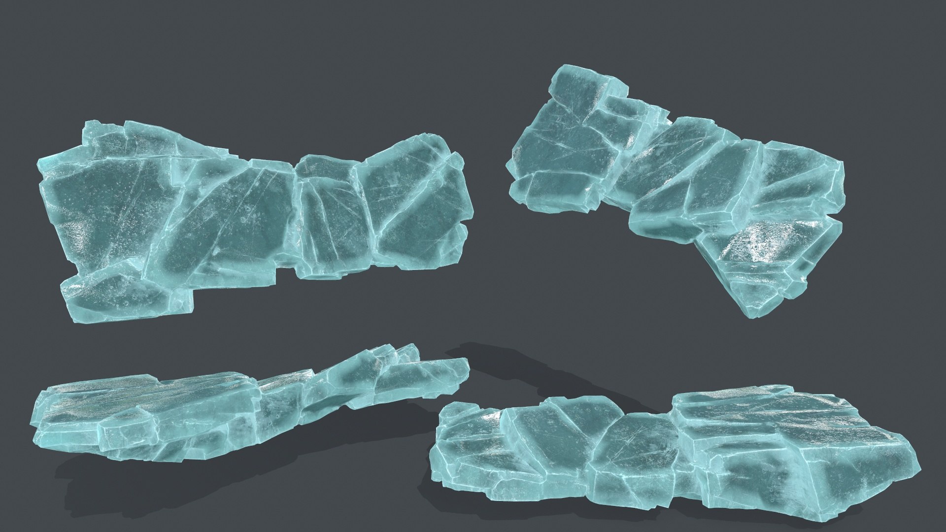 Ice Rocks 3D Model - TurboSquid 2117126