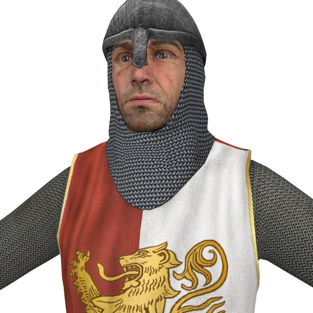 3d Model Rigged Medieval Knight