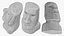 Easter Island Rock Moai Statue
