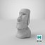 Easter Island Rock Moai Statue