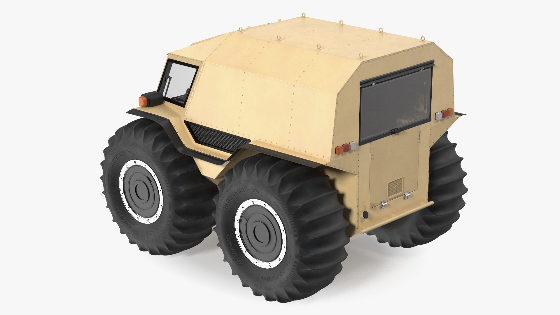 Amphibious ATV Simple Interior 3D Model - TurboSquid 2164077