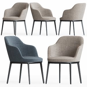 3D caratos chair maxalto model