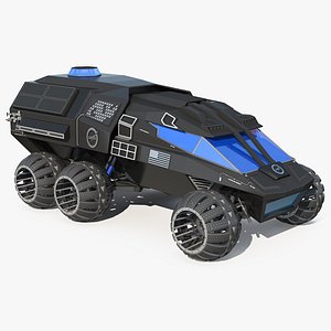 nasa futuristic mars rover 3D model