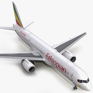 Boeing 757-200 Ethiopian Airlines 3D Model