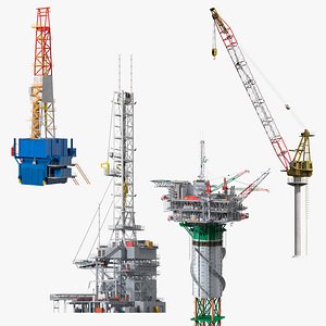 Oil Derrick Structures Collection