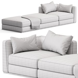 3D BB ITALIA Richard Sofa