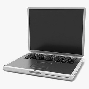 3D Apple PowerBook G4 Laptop