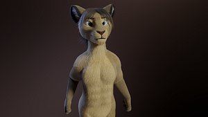 Logan Anthro Lion model