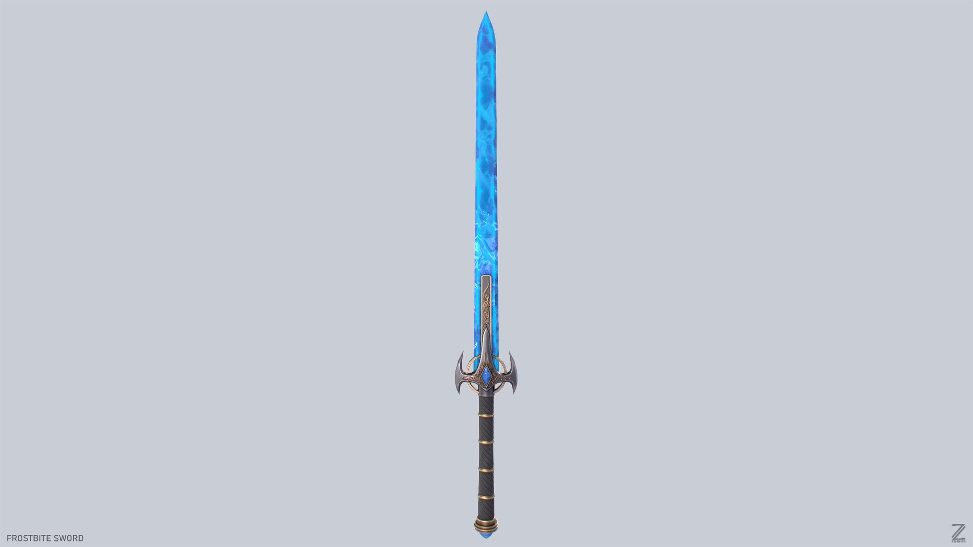 Frostbite Sword 3D - TurboSquid 2234834