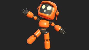 3D Love Death  Robots OH Man Cute Robot 3D Model