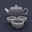 Chinese tea pot, tea cup, tea set