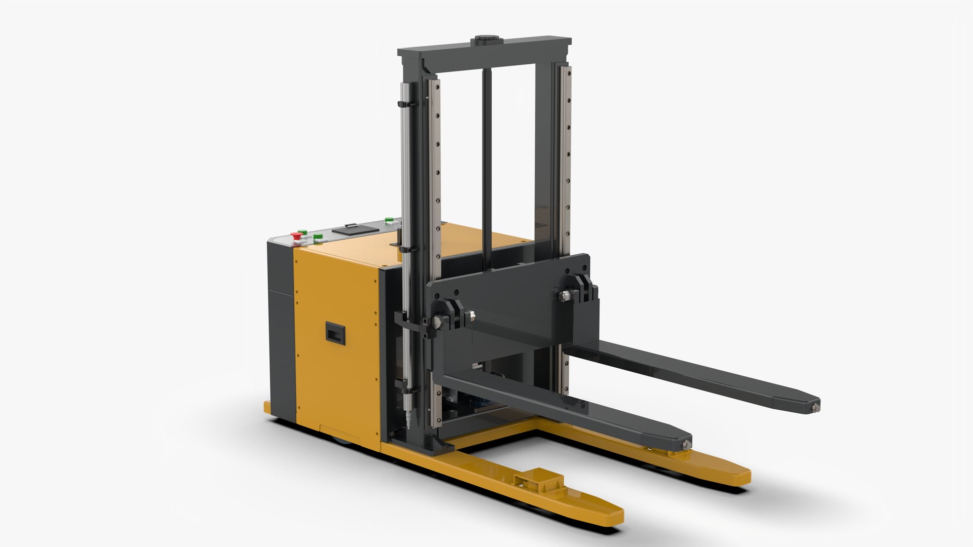 3D AGV Forklift Stacker Model - TurboSquid 2015622