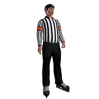 Hockey Referee LOD1 Rigged