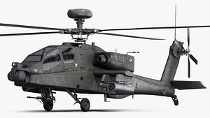3D ah64 apache longbow model