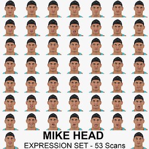 head raw scan 3D