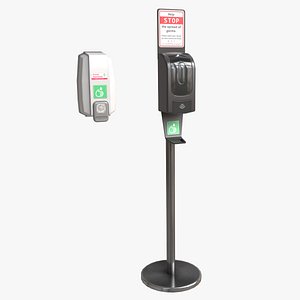 hand sanitizer dispensers 3D model