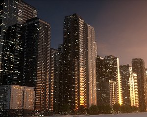 City Block Collection B Ver1 3D model