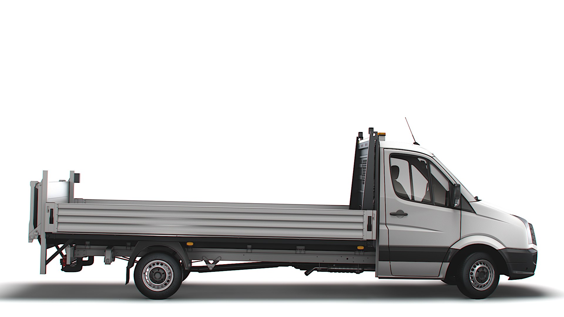 3D Volkswagen Crafter Dropside Tail Lift 2016 - TurboSquid 2061218