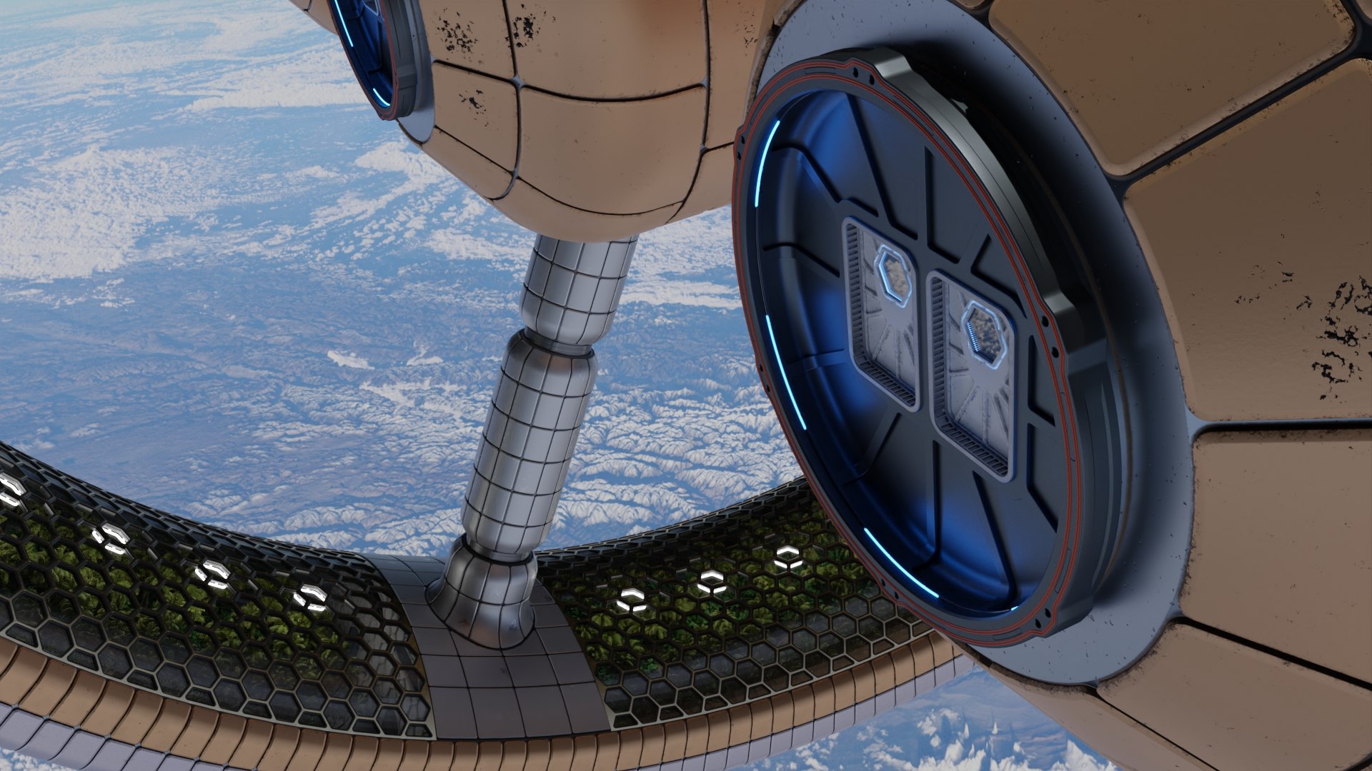 3D Model Artificial Gravity Space Ship - TurboSquid 2107728