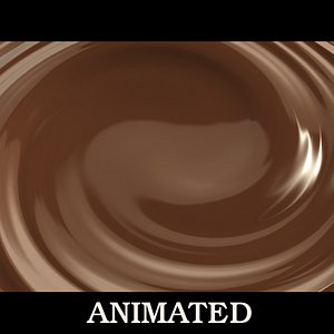 liquid chocolate whirl 3d max