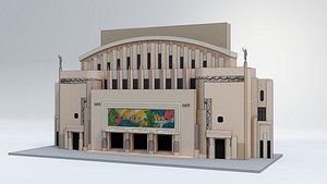 Manila Metropolitan Theater 3D model
