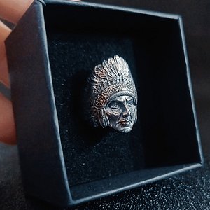 Indian Face Ring