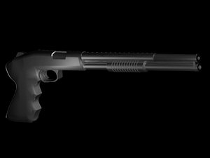 mossberg shotgun 3d model